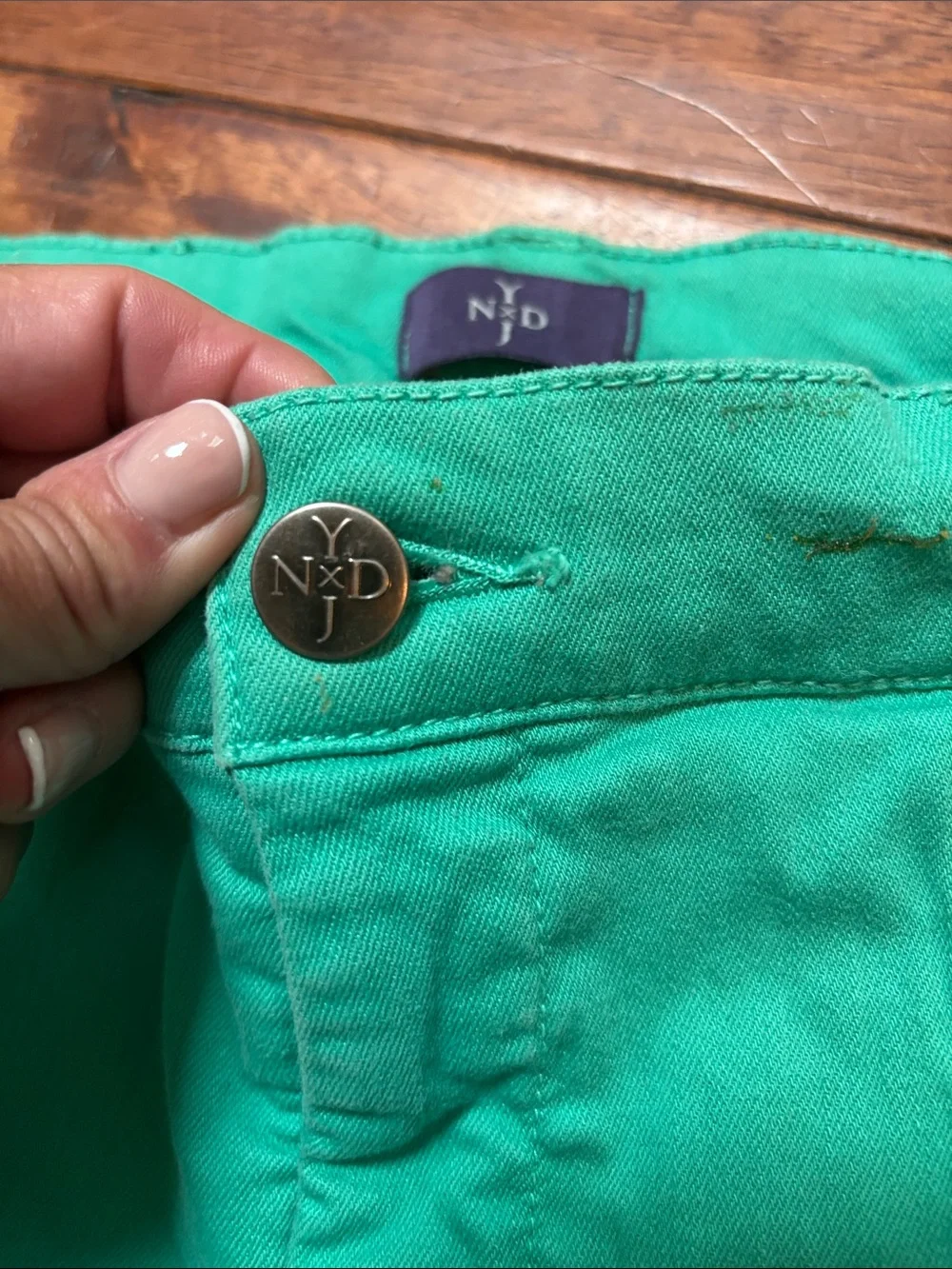 NYDJ (Not Your Daughter's Jeans) Kaelin Skimmer capri pants sz 14 - Picture 2 of 6